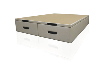 Canape abatible con más capacidad y cajones frontales debido al soporte