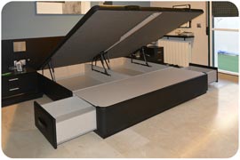 Canapé abatible de 180x190 con cajones