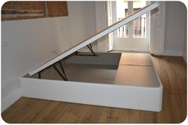 Canapé abatible de cajones con capacidad