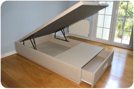 Canapé cama de tapa abatible individual