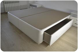 Canapé de 160x180 con cajones para Barcelona