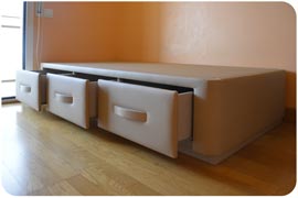 Canapé cajones laterales para Barcelona