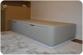 Canapé de altura a medida especial montado en Vizcaya