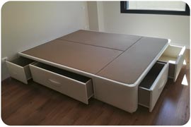 Cama 6 cajones cajones plus blanca en Madrid