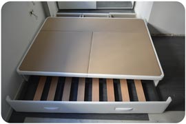 Cama individual nido con 3 cajones