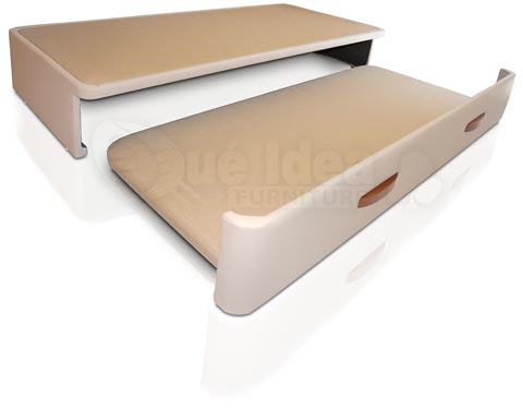 Cama individual Nido sencilla arrastre de base tapizada