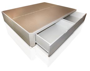 Canape de madera con los cajones laterales iguales