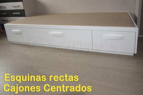 canapé de madera con cajones para dormitorio juvenil sustituir el viejo compacto obsoleto