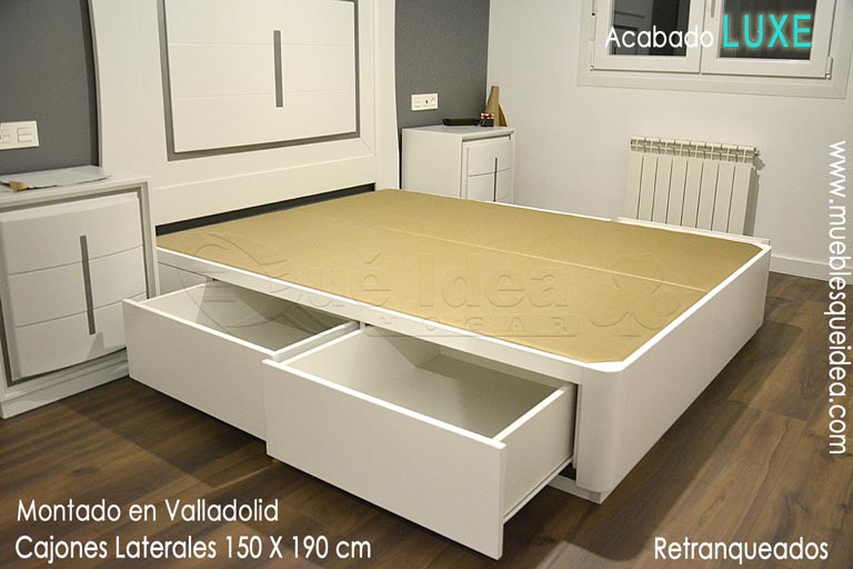 Canapé modelo Cajones Laterales RETRANQUEADOS