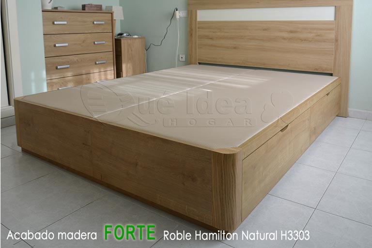 canapé de cajones laterales iguales color Roble Hamilton Natural H3303