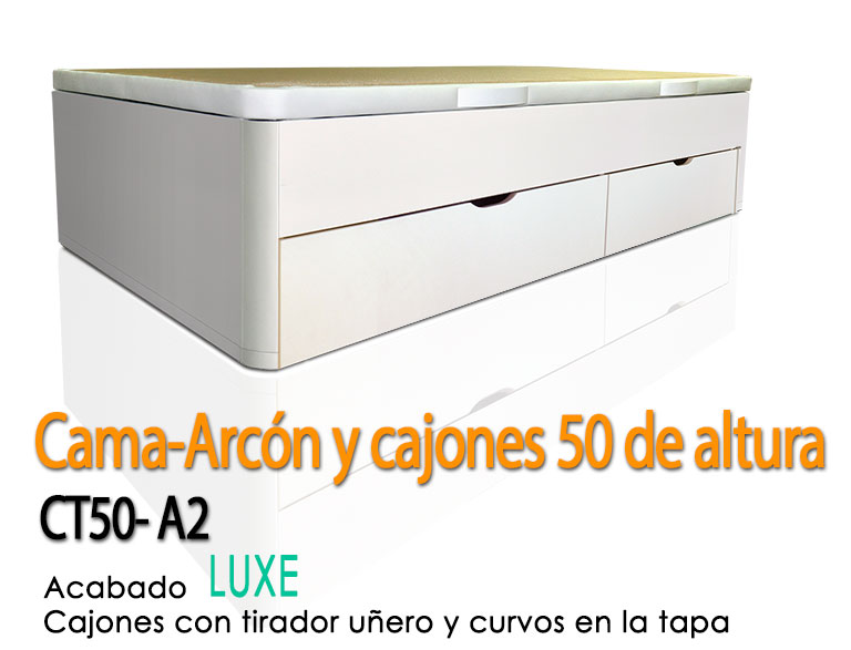 Cama con cajones y nido