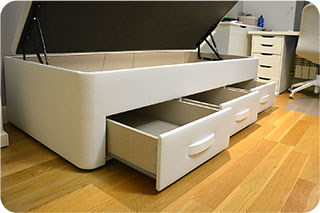 Canapé Nido de madera color roble