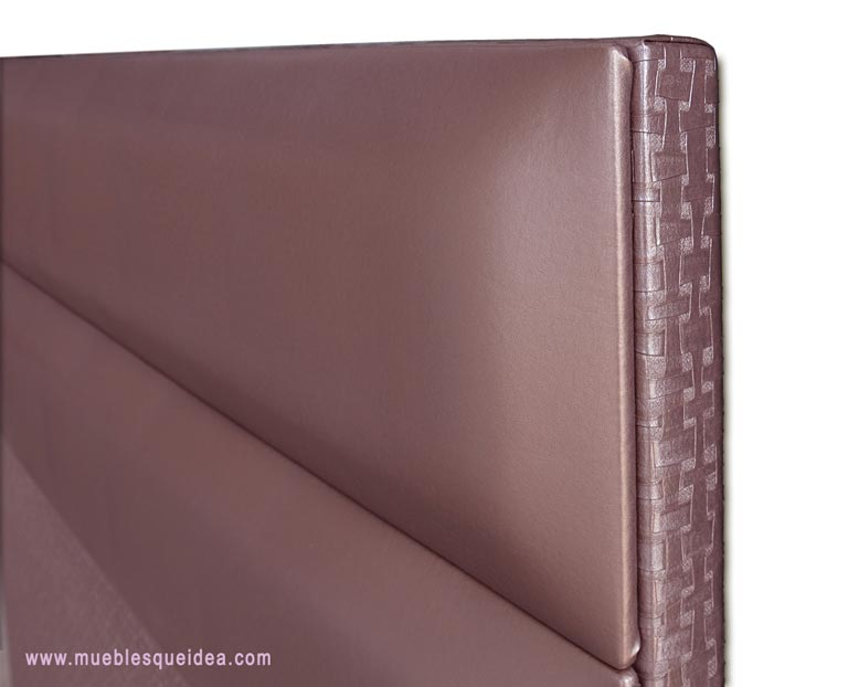 Detalle del Cabecero modelo Blanes tapizado en polipiel LYOS