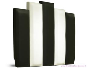 Cabecero tapizado modelo Benidorm desde el suelo