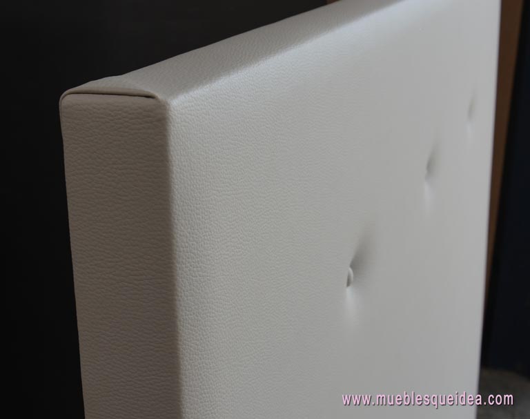 Cabecero modelo Bermeo tapizado en polipiel Elfos color