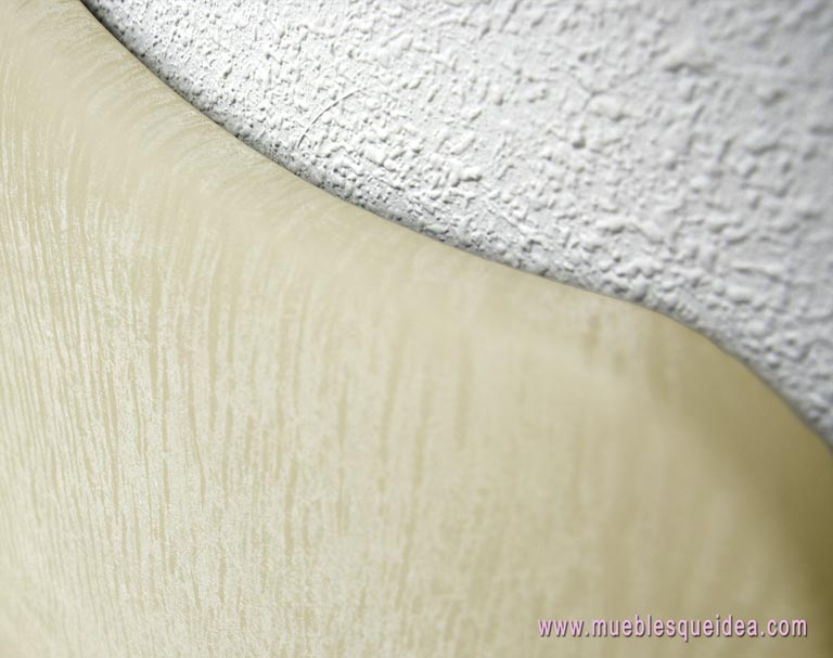 Cabecero Córdoba tapizado en polipiel Bengal blanco