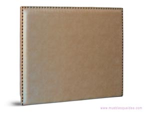 Cabecero de cama tapizado modelo Sevilla con tachuelas