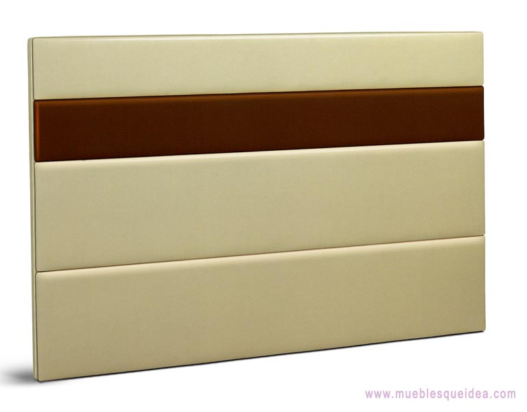 Cabecero tapizado en polipiel sintética Elfos modelo Vigo