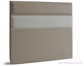 Cabecero tapizado modelo Blanes desde el suelo