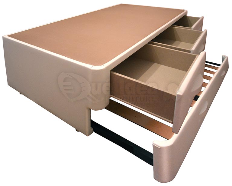 canapé con cajones arriba y cama nido debajo