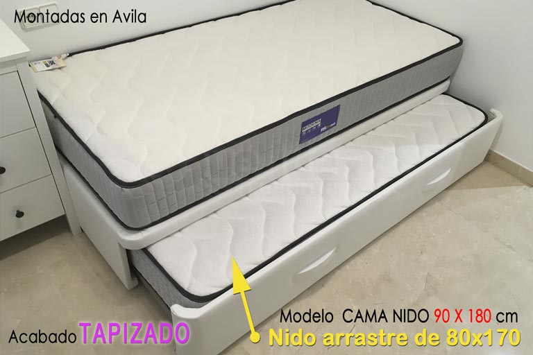 Cama supletoria o diván  nido o canguro hecho a medida