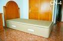 cama nido tapizada color beig en savilla