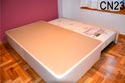 Cama nido de 105x200cm con colchon viscoelástico montada en La Coruña