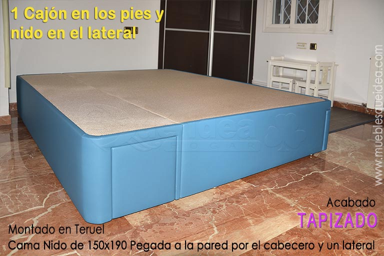 Cama Nido Grande Rincón montada en Teruel de 150x190