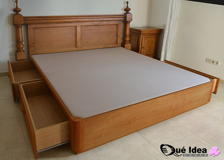 Canapé con Cajones a juego con muebles antiguos