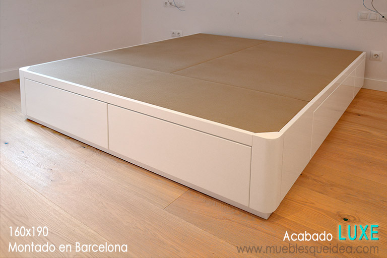 Cama con 6 Cajones montada en Barcelona