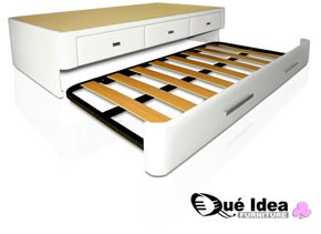 cama divan supletoria con cajones