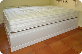 Canapé gran capacidad con colchón