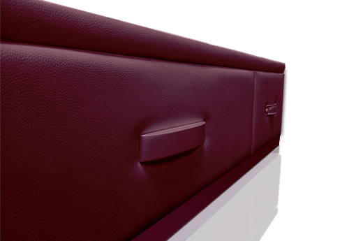 tapizado color granate