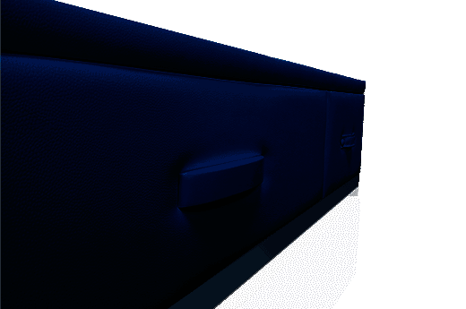 tapizado color azul marino