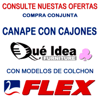 Consultar precio de Canapé con cajones y colchón Flex colchon flex mas canape con cajones