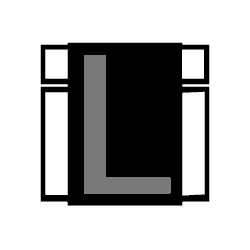 logotipo de la cama con cajones en los laterales