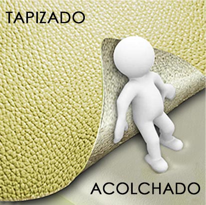 El acabado tapizado de un canapé con cajones de Qué Idea Hogar