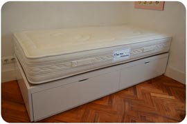 Colchón Viscorrelax mas cama individual