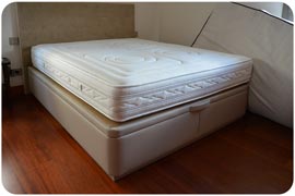 Colchón Viscorrelax y canapé de tapa abatible