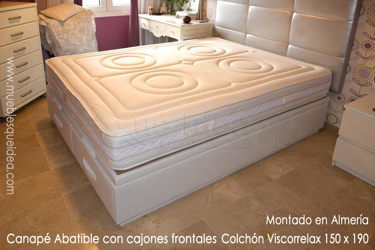 Colchón viscorrelax montado en almería
