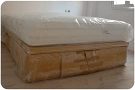 Colchón de viscoelástica con muelle ensacado modelo Viscorrelax