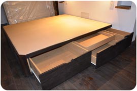 Colchón Viscorrelax y canapé de tapa abatible