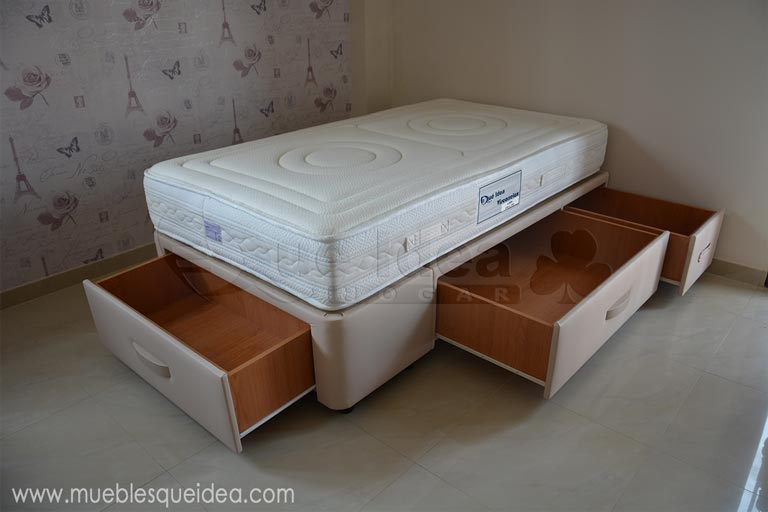 Colchón viscorrelax para cama individual con cajones de 90 entregada en Andalucía