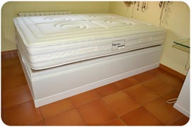 Conjunto de colchón Viscorrelax y canapé abatible entregado en Murcia