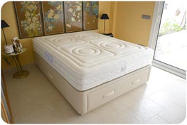 Oferta por compra conjunta de colchón Viscorrelax y cama con cajones