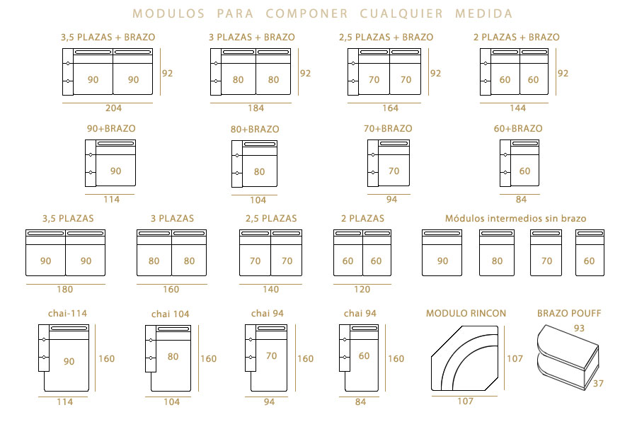 medidas del sofa de piel new york