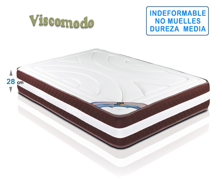 colchón de viscolastica viscomodo de dureza media