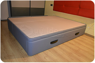 Cama Nido grande con cajones montada Pamplona de 135x190cm