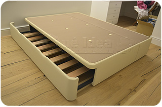 Cama Nido grande con cajones montada Pamplona de 135x190cm
