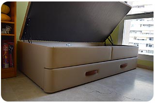 Ejemplo montado en Alicante de medida 105x200